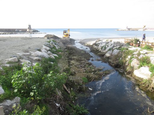 Recco: sistemazione dell'arenile tra la scogliera di S. Michele e rio Treganega