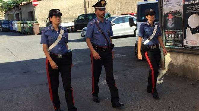 Carabinieri in azione.