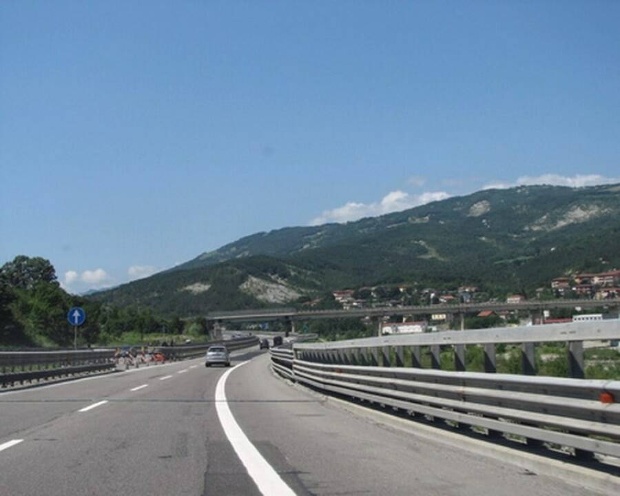 A12 tra Deiva Marina e Sestri Levante.