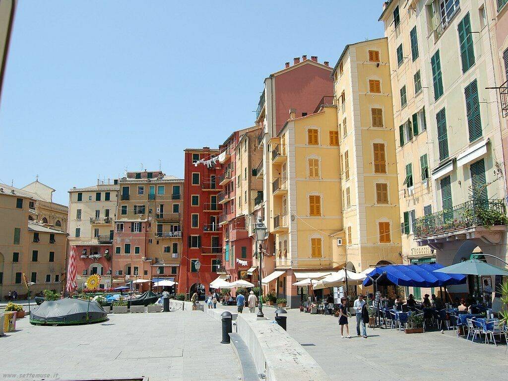 Il centro di Camogli.