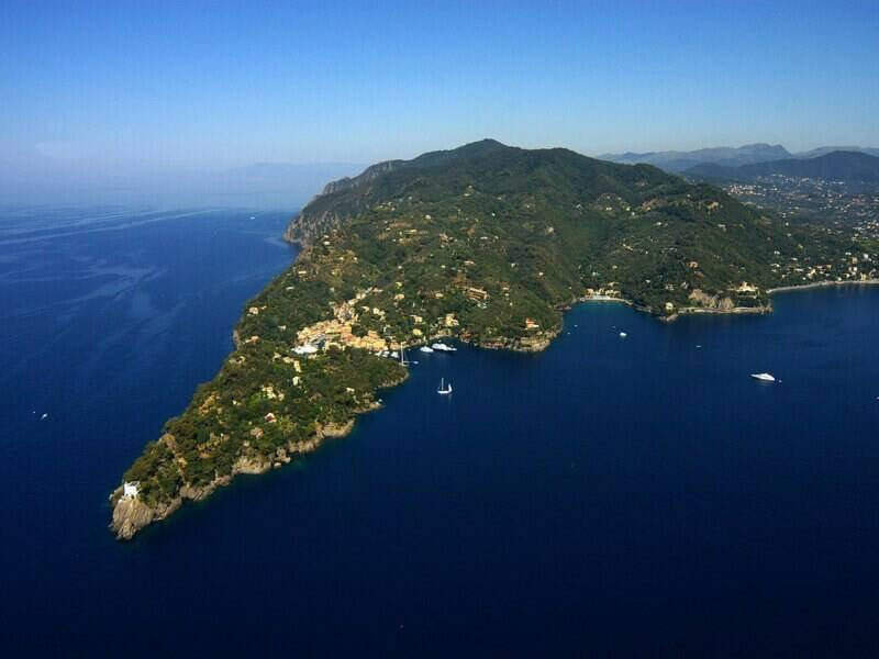 Area di Portofino con il suo parco.