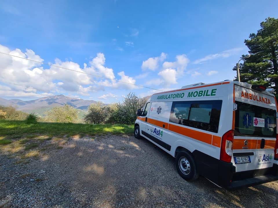 camper, asl4, postazione vaccinale