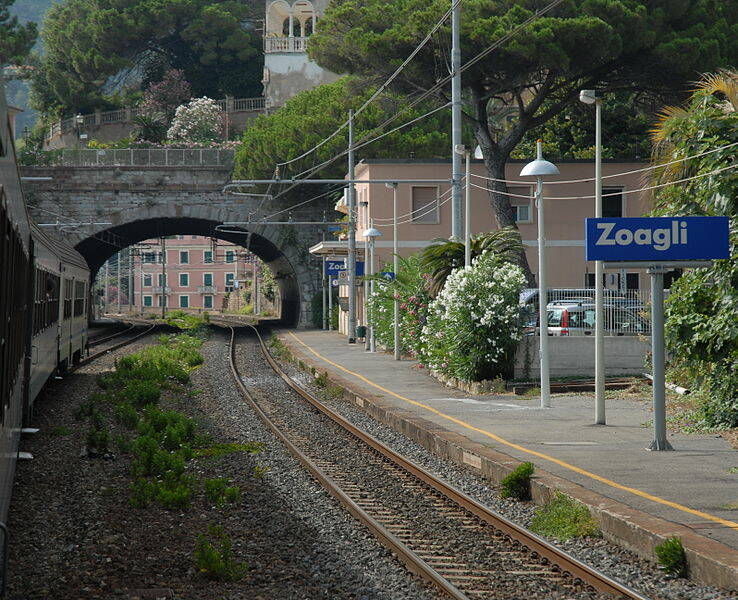 stazione, zoagli