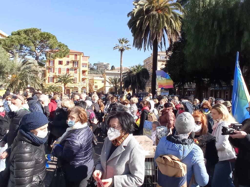 guerra in Ucraina, manifestazione a Chiavari