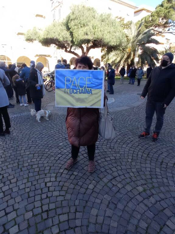 guerra in Ucraina, manifestazione a Chiavari