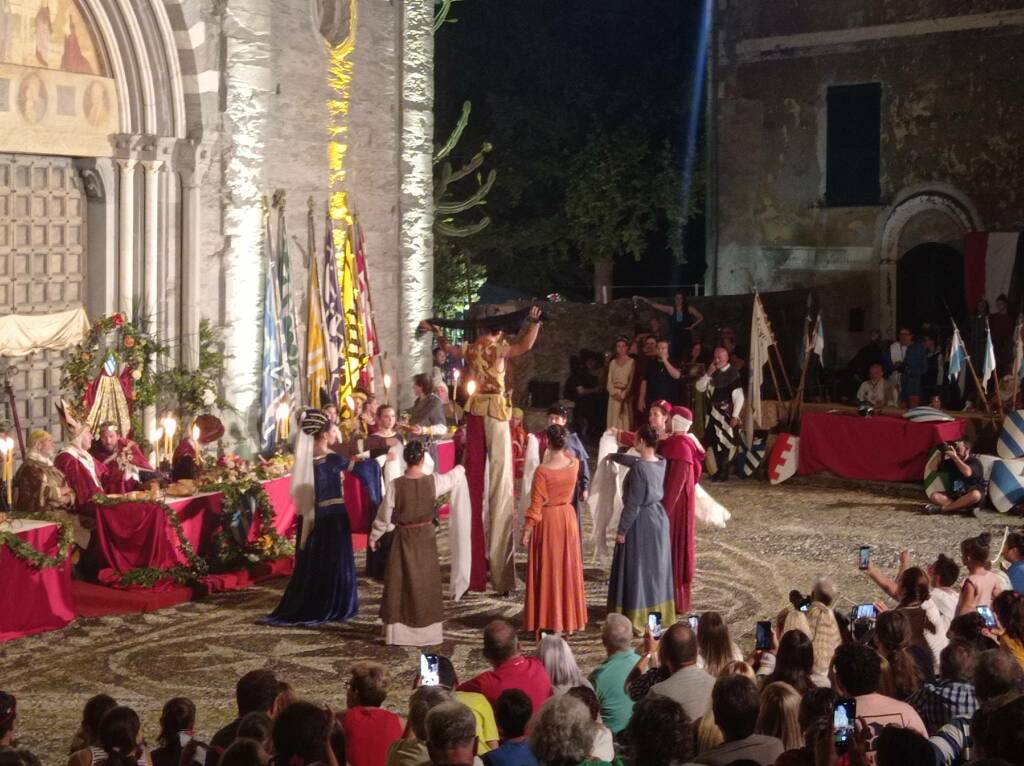 Addio do Fantin, Opizzo Fieschi, Basilica dei Fieschi, Borgo Fieschi, Cogorno, rievocazione storica 