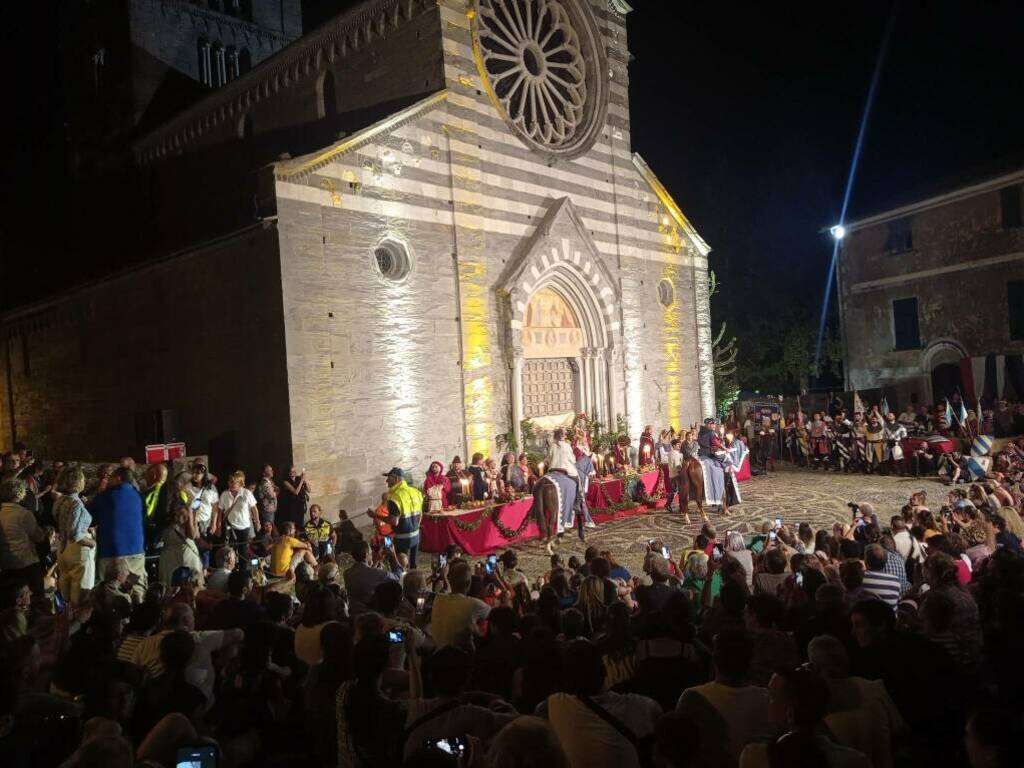 Addio do Fantin, Opizzo Fieschi, Basilica dei Fieschi, Borgo Fieschi, Cogorno, rievocazione storica 