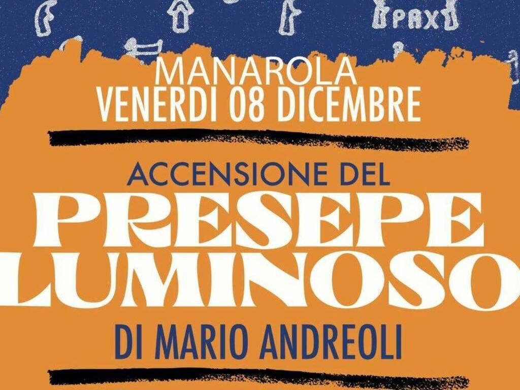 Manarola: da venerdì 8 torna ad accendersi il presepe di Andreoli - Liguria24
