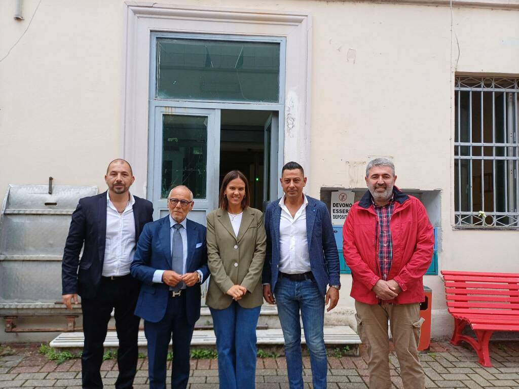 visita Sappe carcere di Chiavari, Sindacato Autonomo Polizia Penitenziaria,  Vincenzo Tristaino,  Stefano Balleari, Darlene Perna